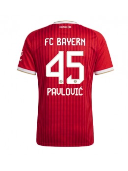 Bayern Munich Aleksandar Pavlovic #45 Replika Hemmakläder Dam 2026-27 Kortärmad